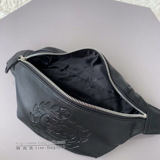 Burberry專櫃新款包包 巴寶莉中性款戰馬騎士logo腰包胸包  db1003